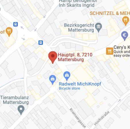 Kundencenter Mattersburg Karte